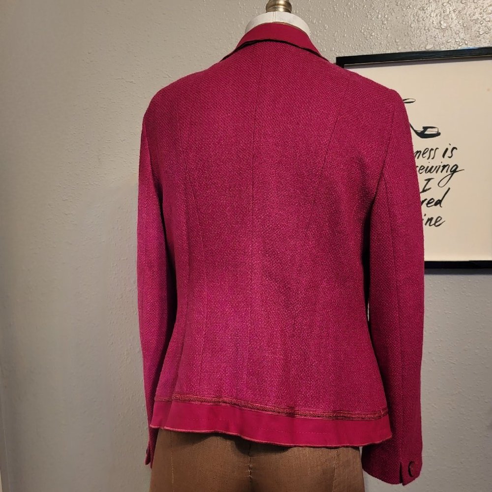 Rena Lange Raspberry Pink Jacket - Picture 5 of 8